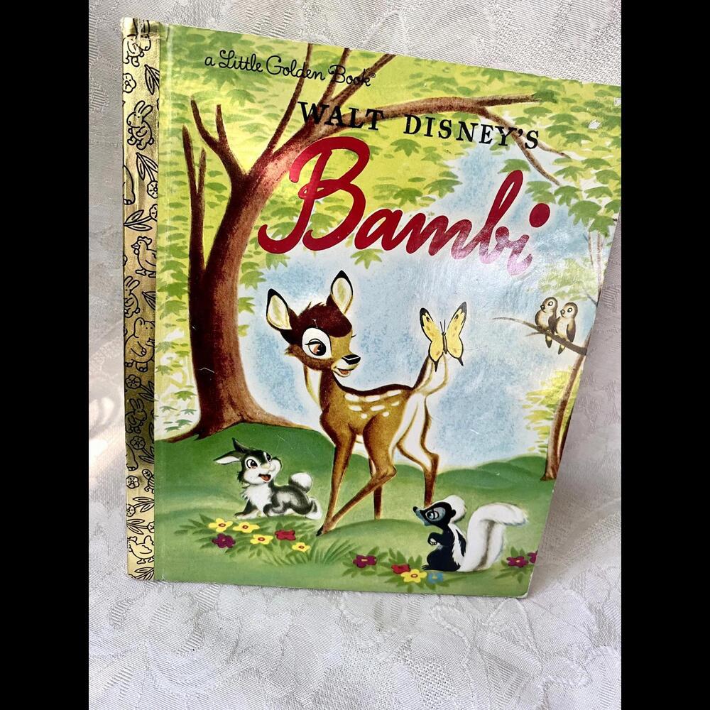 Vintage Walt Disney's Bambi Little Golden Book